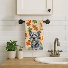 Load image into Gallery viewer, Gray Skye Terrier Heirloom Fall Kitchen Towel