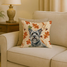 Load image into Gallery viewer, Gray Skye Terrier Heirloom Fall Throw Pillow