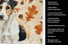 Load image into Gallery viewer, Smooth Fox Terrier Heirloom Fall Kitchen Towel