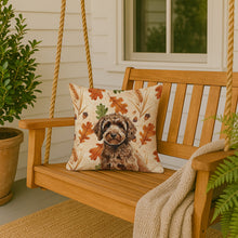 Load image into Gallery viewer, Spanish Water Dog Heirloom Fall Throw Pillow