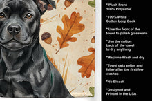 Load image into Gallery viewer, Black Staffordshire Bull Terrier Heirloom Fall Kitchen Towel