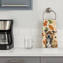 Load image into Gallery viewer, Brindle Staffordshire Bull Terrier Heirloom Fall Kitchen Towel