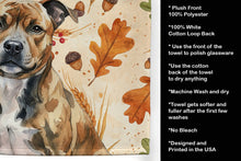 Load image into Gallery viewer, Brindle Staffordshire Bull Terrier Heirloom Fall Kitchen Towel