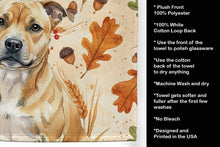 Load image into Gallery viewer, Fawn Staffordshire Bull Terrier Heirloom Fall Kitchen Towel