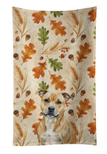 Load image into Gallery viewer, Fawn Staffordshire Bull Terrier Heirloom Fall Kitchen Towel