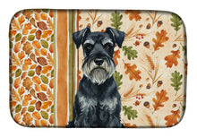 Load image into Gallery viewer, Standard Schnauzer Heirloom Fall Dish Drying Mat