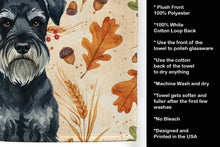 Load image into Gallery viewer, Standard Schnauzer Heirloom Fall Kitchen Towel