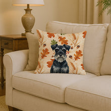 Load image into Gallery viewer, Standard Schnauzer Heirloom Fall Throw Pillow
