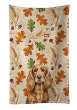 Load image into Gallery viewer, Sussex Spaniel Heirloom Fall Kitchen Towel