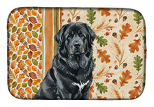 Load image into Gallery viewer, Black Tibetan Mastiff Heirloom Fall Dish Drying Mat