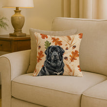 Load image into Gallery viewer, Black Tibetan Mastiff Heirloom Fall Throw Pillow