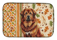 Load image into Gallery viewer, Red Gold Tibetan Mastiff Heirloom Fall Dish Drying Mat