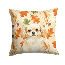 Load image into Gallery viewer, Cream Tibetan Spaniel Heirloom Fall Throw Pillow