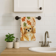 Load image into Gallery viewer, Gold Tibetan Spaniel Heirloom Fall Kitchen Towel