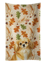 Load image into Gallery viewer, Gold Tibetan Spaniel Heirloom Fall Kitchen Towel