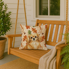 Load image into Gallery viewer, Gold Tibetan Spaniel Heirloom Fall Throw Pillow
