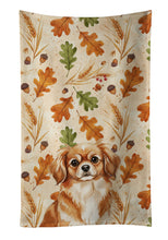 Load image into Gallery viewer, Red Tibetan Spaniel Heirloom Fall Kitchen Towel