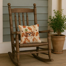 Load image into Gallery viewer, Red Tibetan Spaniel Heirloom Fall Throw Pillow
