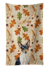Load image into Gallery viewer, Toy Fox Terrier Heirloom Fall Kitchen Towel