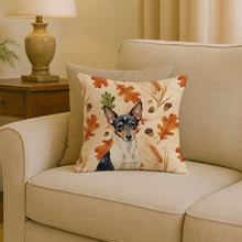 Load image into Gallery viewer, Toy Fox Terrier Heirloom Fall Throw Pillow