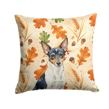 Load image into Gallery viewer, Toy Fox Terrier Heirloom Fall Throw Pillow