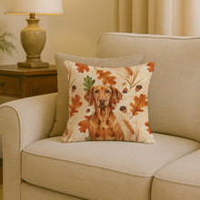 Load image into Gallery viewer, Vizsla Heirloom Fall Throw Pillow