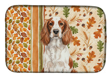 Load image into Gallery viewer, Welsh Springer Spaniel Heirloom Fall Dish Drying Mat