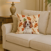 Load image into Gallery viewer, Welsh Springer Spaniel Heirloom Fall Throw Pillow