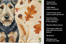Load image into Gallery viewer, Welsh Terrier Heirloom Fall Kitchen Towel