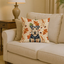 Load image into Gallery viewer, Welsh Terrier Heirloom Fall Throw Pillow
