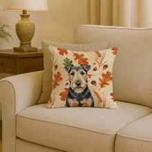 Load image into Gallery viewer, Welsh Terrier Heirloom Fall Throw Pillow
