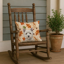 Load image into Gallery viewer, Westie Heirloom Fall Throw Pillow