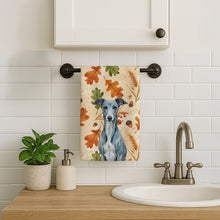 Load image into Gallery viewer, Blue Whippet Heirloom Fall Kitchen Towel
