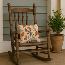 Load image into Gallery viewer, Brindle Whippet Heirloom Fall Throw Pillow