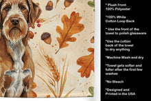 Load image into Gallery viewer, Wirehaired Pointing Griffon Heirloom Fall Kitchen Towel