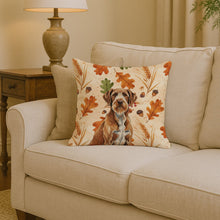 Load image into Gallery viewer, Wirehaired Pointing Griffon Heirloom Fall Throw Pillow