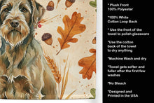 Load image into Gallery viewer, Chestnut Wirehaired Pointing Griffon Heirloom Fall Kitchen Towel