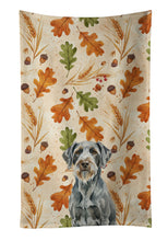 Load image into Gallery viewer, Steel Gray Wirehaired Pointing Griffon Heirloom Fall Kitchen Towel