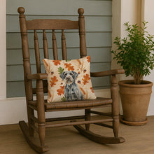 Load image into Gallery viewer, Steel Gray Wirehaired Pointing Griffon Heirloom Fall Throw Pillow