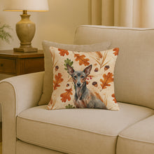 Load image into Gallery viewer, Xoloitzcuintli Heirloom Fall Throw Pillow