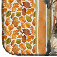Load image into Gallery viewer, Yorkiepoo Heirloom Fall Dish Drying Mat