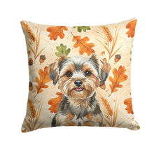 Load image into Gallery viewer, Yorkiepoo Heirloom Fall Throw Pillow