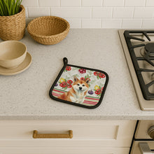 Load image into Gallery viewer, Red Akita Vegetables Pair of Pot Holders