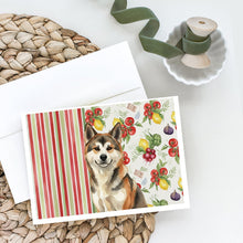 Load image into Gallery viewer, Sesame Akita Vegetables Greeting Cards Pack of 8
