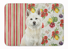 Load image into Gallery viewer, White Akita Vegetables Memory Foam Kitchen Mat