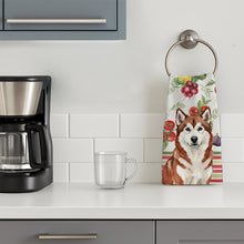 Load image into Gallery viewer, Red and White Alaskan Malamute Vegetables Kitchen Towel