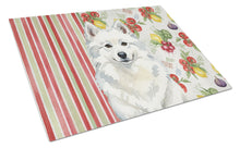 Load image into Gallery viewer, American Eskimo Vegetables Glass Cutting Board