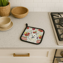 Load image into Gallery viewer, American Eskimo Vegetables Pair of Pot Holders