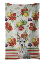 Load image into Gallery viewer, American Hairless Terrier Vegetables Kitchen Towel