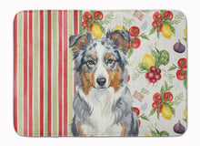 Load image into Gallery viewer, Blue Merle American Shepherd Vegetables Memory Foam Kitchen Mat
